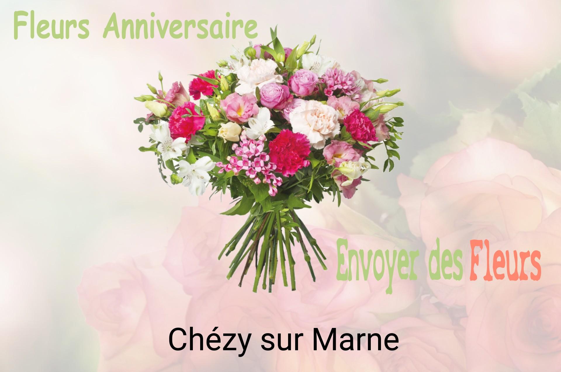 Bouquet de fleurs d’anniversaire livré à Chézy-sur-Marne