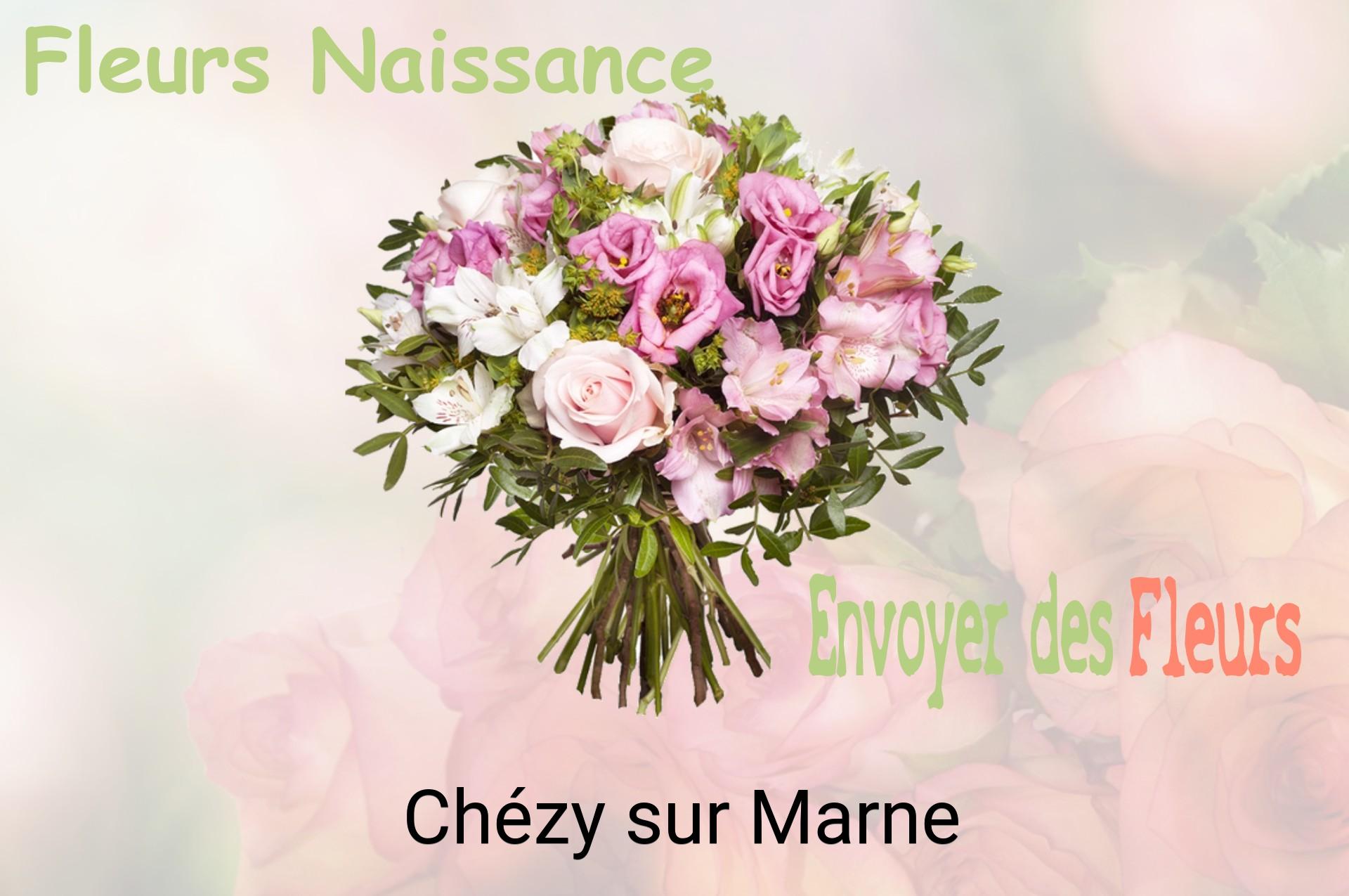 Bouquet de fleurs de naissance livré à Chézy-sur-Marne